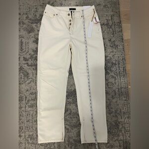 House of Harlow High-waist baggy jeans